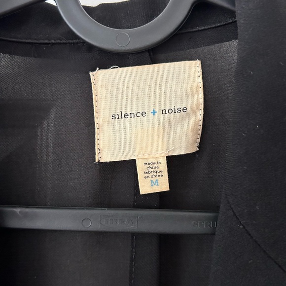 Silence + Noise Sheer Black Blazer - Medium - Picture 2 of 3